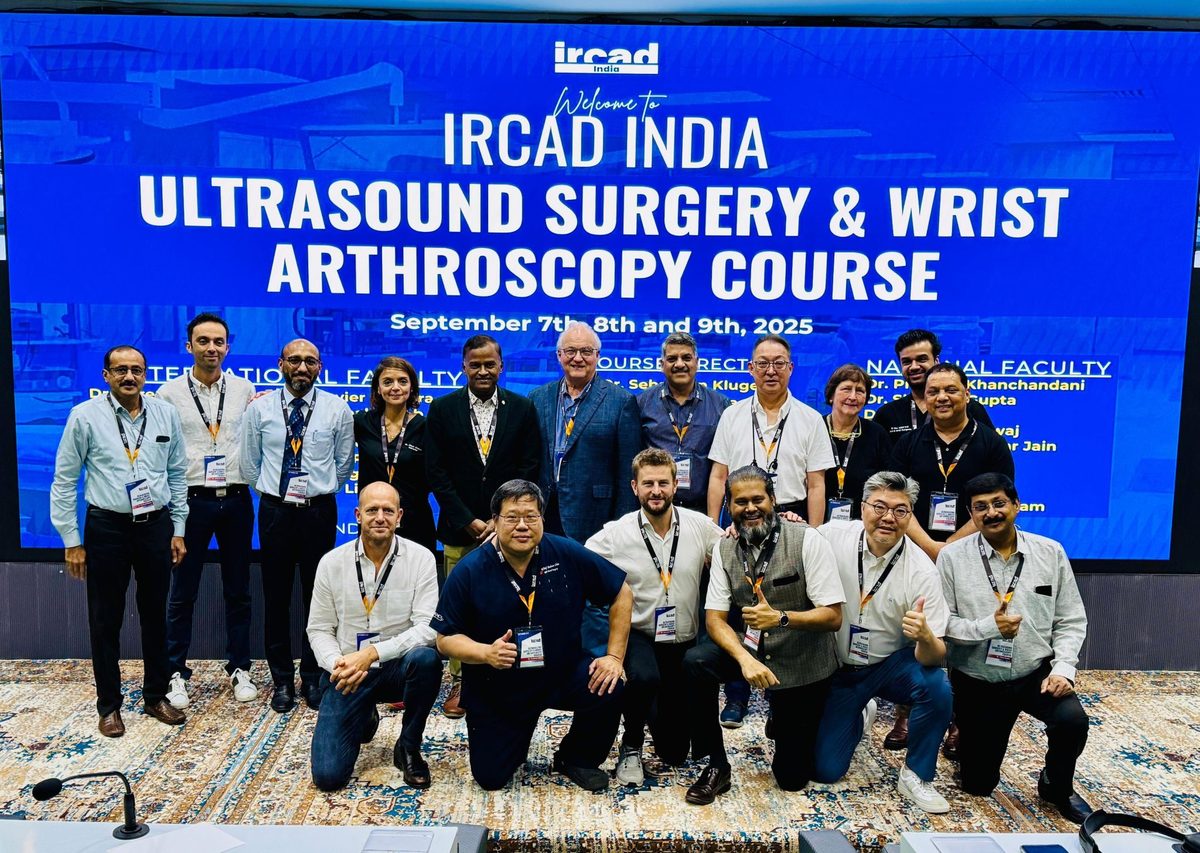 Cours international d’arthroscopie du poignet en Inde